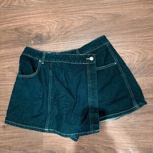 Zara Dark Blue Women's Denim Skorts